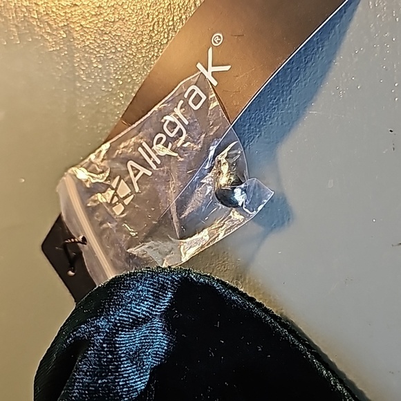 Allegra NWT, green velvet long sleeve top. Size XL. Mesh with hearts in front. - Picture 8 of 10